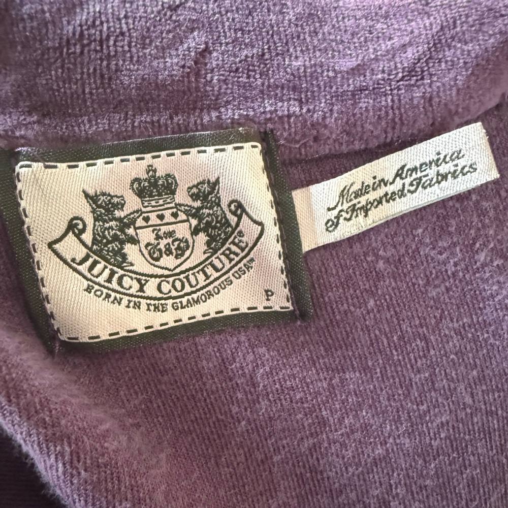 Juicy couture velour hoodie
